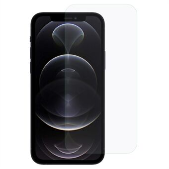RURIHAI för iPhone 12 Pro Max 6,7 tum HD Anti- Scratch skärmskydd Dammtät härdat glasfilm med snabbinstallationsverktyg