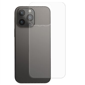 RURIHAI HD Clear Phone Back Protector för iPhone 14 Pro, 0,26 mm 3D Hot Bending High Aluminium-silikon Glas Bakfilm