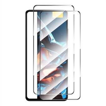 ENKAY HAT Prince 2st för Xiaomi Poco X5 Pro 5G / Redmi Note 12 Pro 5G / Note 12 Pro Speed 5G Skärmskydd av härdat glas 0,26 mm 9H 2,5D Full Glue Hel täckfilm