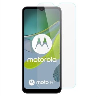 AMORUS för Motorola Moto E13 4G högt aluminium-kiselglas skärmskydd 2.5D Arc Edge Anti-explosionsfilm