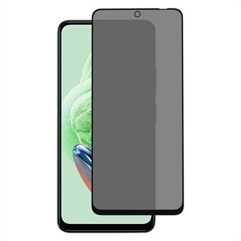 För Xiaomi Redmi Note 12 5G (Kina) / Note 12 5G (Indien) / Poco X5 5G Spy Helskärmsskydd hög aluminium-kiselglasfilm