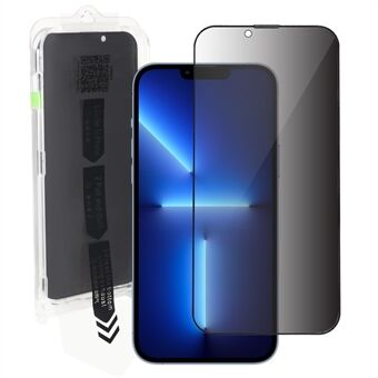 RURIHAI För iPhone 13 Pro Max / 14 Plus Skärmskydd Anti- Spy Antistatisk hög aluminium-silikon glasfilm