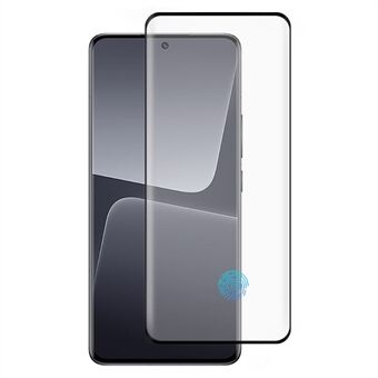 RURIHAI för Xiaomi 13 Pro 5G telefonskärmskydd 3D böjd glasfilm av hög aluminium-kisel (stöd för upplåsning av fingeravtryck)