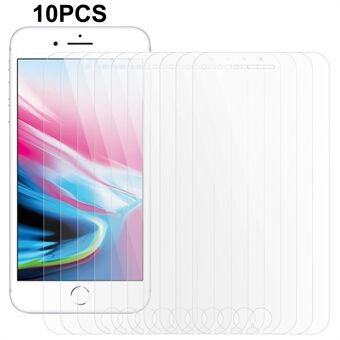 10 st / set för iPhone 7 / 8 / SE (2020) / SE (2022) Härdat glas 0,3 mm 2,5D HD Clear Phone Skärmskydd