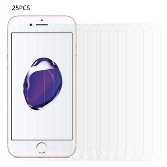25 st för iPhone 7 / 8 4,7 tum / SE (2022) / SE (2020) Skärmskydd i härdat glas med hel lim med Edge Ultra klar anti- Scratch film