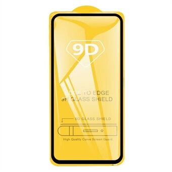 9D Side Lim Phone Skärmskydd för Samsung Galaxy A54 5G, Silk Printing Härdat glas Heltäckande film