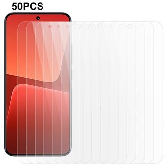 50 st/set för Xiaomi 13 5G skärmskydd i härdat glas 2,5D 0,3 mm splittringssäker HD Clarity Film