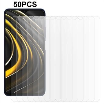 50 st / set för Xiaomi Poco M3 / Redmi 9T / 9 Power / Note 9 4G (Qualcomm Snapdragon 662) 0,3 mm 2,5D skärmskydd härdat glasfilm