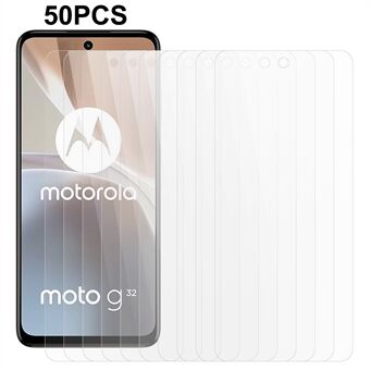 50 st / set för Motorola Moto G32 4G härdat glas Anti- Scratch film 0,3 mm 2,5D mobiltelefon skärmskydd