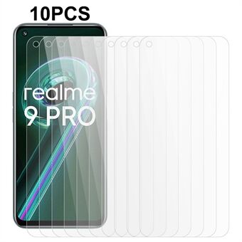 10 st / set för Realme 9 Pro / V25 / OnePlus Nord CE 2 Lite 5G HD Screen Guard 2.5D Arc Edge 0.3mm Mobiltelefon Skärmskydd i härdat glas