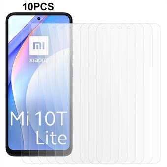 10 st / förpackning för Xiaomi Mi 10T Lite 5G / Note 9 Pro 5G / Mi 10i 5G skärmskydd 0,3 mm 2,5D härdat glasfilm