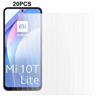 20st/pack för Xiaomi Mi 10T Lite 5G / Note 9 Pro 5G / Mi 10i 5G härdat glasfilm 0,3 mm 2,5D telefonskärmskydd
