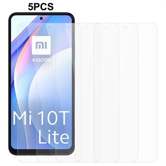 5 st / förpackning för Xiaomi Mi 10T Lite 5G / Note 9 Pro 5G / Mi 10i 5G skärmskydd 0,3 mm klar 2,5D härdat glasfilm