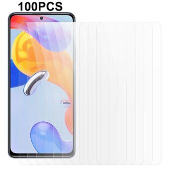 100 st för Xiaomi Redmi Note 12 Pro 4G / Note 11 Pro 5G (Qualcomm) / 11 Pro 4G (MediaTek) Skärmskydd Telefonfilm av härdat glas