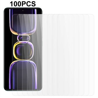 100 st för Xiaomi Redmi K60 5G / K60 Pro 5G härdat glas telefon skärmskydd full lim HD klar film