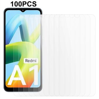 100 st för Xiaomi Redmi A1 4G / A2 4G Anti- Scratch HD Clear Screen Protector Skärmfilm av härdat glas