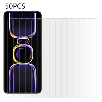 50 st för Xiaomi Redmi K60 Pro 5G / K60 5G / Poco F5 Pro 5G härdat glasfilm Anti- Scratch Skärmskydd