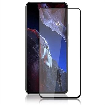 AMORUS För Xiaomi Poco F5 Pro 5G / Redmi K60 5G / K60 Pro 5G Skärmskydd Silke Printing Tempered Glass HD Clear Film - Svart