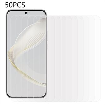 50 st för Huawei nova 11 telefon skärmskydd 0,3 mm 2,5D ultraklart härdat glasfilm