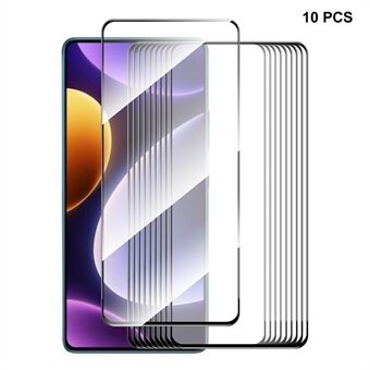 ENKAY HAT Prince 10ST Skärmfilm för Xiaomi Redmi Note 12 Turbo / Poco F5 5G Silk Printing 9H 2.5D 0.26mm Högt aluminium-silikon glasskydd