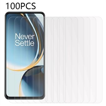 100 st för OnePlus Nord N30 5G / Nord CE 3 Lite 5G härdat glasfilm Anti Scratch HD-skärmskydd
