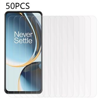 50 st för OnePlus Nord N30 5G / Nord CE 3 Lite 5G härdat glasfilm Ultraklart telefonskärmskydd