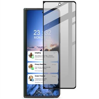 IMAK för Samsung Galaxy Z Fold5 5G Anti- Spy härdat glasfilm Full täckande telefonskärmskydd