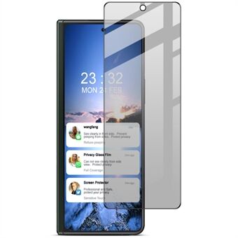 IMAK För Samsung Galaxy Z Fold5 5G Skärmskydd av härdat glas Hellim Anti- Spy Phone Skärmfilm (nedskalad version)