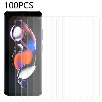 100st för Xiaomi Redmi Note 12T Pro 5G / 11T Pro 5G / 11T Pro+ 5G / K50i 5G / Poco X4 GT 5G härdat glas HD klar skärmskyddsfilm