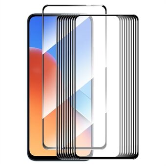 ENKAY HAT Prince 10ST Högt aluminium-silikon glasskydd för Xiaomi Redmi 12 4G Silk Printing 9H 2.5D 0.26mm telefonskärmfilm