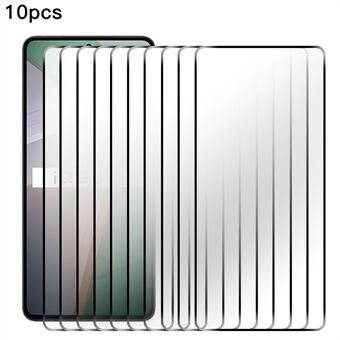 RURIHAI 10st för vivo iQOO 11S 5G hög aluminium-silikon glasfilm Sekundär härdande 2,5D 0,26 mm skärmskydd
