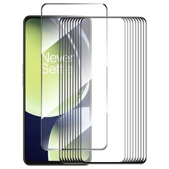 ENKAY HAT Prince 10st för OnePlus Nord CE 3 Lite 5G / Nord N30 5G Anti- Scratch 9H 2,5D Screen Film Silke Printing 0,26 mm högt aluminium-kisel glasskydd