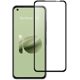 För Asus Zenfone 10 5G Full Glue HD Clear Phone Skärmskydd Black Edge AGC Glas Skärm Täckfilm