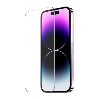 ENKAY HAT Prince För iPhone 15 Pro Max 0,26 mm högt aluminium-silikon glasskärmskydd 9H 2,5D film