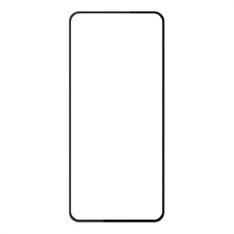 AMORUS för Xiaomi Redmi 12 4G helskärmsskydd silketryck härdat glas hel limfilm - svart