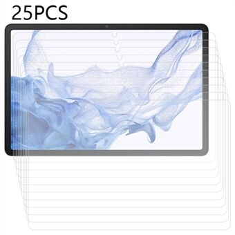 25st Skärmskydd för Samsung Galaxy Tab S7 / S8, härdat glas Ultra Clear Tablet Screen Film