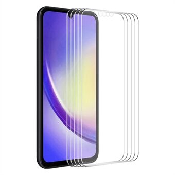 ENKAY HAT Prince 5st för Samsung Galaxy A25 5G Högt aluminium-kiselglas Skyddsfilm 2.5D Arc Edge Screen Protector