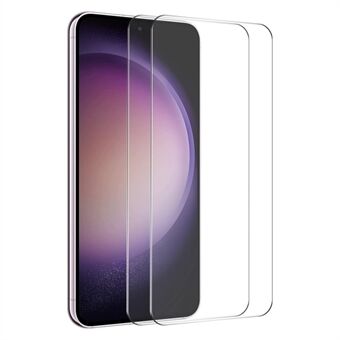 ENKAY HAT Prince 2st för Samsung Galaxy S23 FE High Aluminium-silikon Glas Anti Scratch Film 2.5D Arc Edge Screen Protector