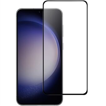För Samsung Galaxy S23 FE Telefon Skärmskydd Black Edge Full Glue AGC Glas Screen Film Guard