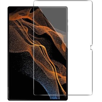 För Samsung Galaxy Tab S9 Ultra / Tab S8 Ultra Tablet Skärmskydd Arc Edge Dammtät skärmfilm av härdat glas
