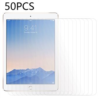 50PCS skärmskydd för iPad Air (2013) / Air 2 / iPad 9,7 tum (2017) / (2018) / iPad Pro 9,7 tum (2016), genomskinligt härdat glasfilm