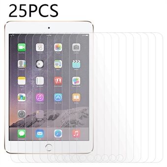 25 st för iPad mini / mini 2 / mini 3 Kristallklar film Anti- Scratch Skärmskydd i härdat glas