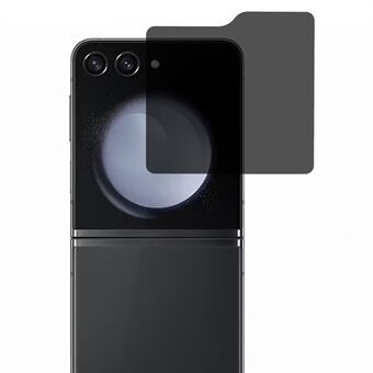 För Samsung Galaxy Z Flip5 5G Anti- Spy Bakskärmsskydd Scratch härdat glasfilm