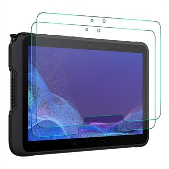 ENKAY HAT Prince 2st För Samsung Galaxy Tab Active4 Pro 0.33mm 9H Skärmskydd 2.5D HD Klar Hög Aluminium-silikon glasfilm