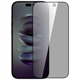 NILLKIN För iPhone 15 Pro Max Anti-Spion Skärmskydd Anti-explosion AGC Glass Helskärmsprotector