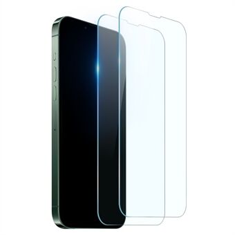 NORTHJO 2st/set för iPhone 14  A+ 0,3 mm 2,5D Crystal Premium härdat glasfilm Anti-fingeravtryck Anti- Scratch skärmskydd