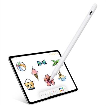 P6P Uppladdningsbar pekskärm Palm Rejection Active Stylus Pen (CE-certifierad) för iPad Pro/ iPad Air / iPad Mini / iPad (2018 och senare)