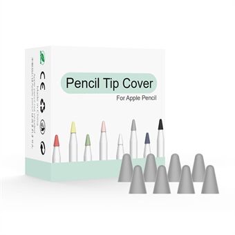 8 st Universal slitstarkt utbytespennfodral för Apple Pencil/Pencil (2:a generationen)