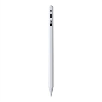 DUX DUCIS Stylus Penna för iPad-surfplattor Penna Kapacitiv skärmskrivpenna med Power Display - Vit