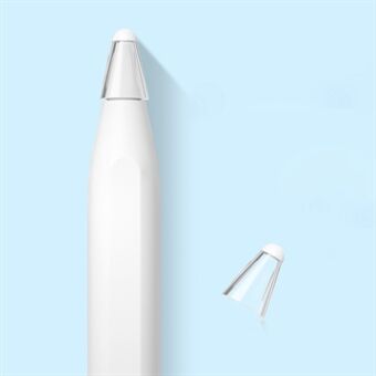 För Apple Pencil (2:a generationen) / (1:a generationen) Silikon+fiber pennspetsskydd Tablett Stylus Pennas Spetsfodral